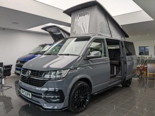 Photo 1 of 2023 73 REG VW T6.1 HIGHLINE 110PS SWB TAILGATE – REAR CAMERA & HEATED SEATS – BRAND NEW CAMPERVAN CONVERSION