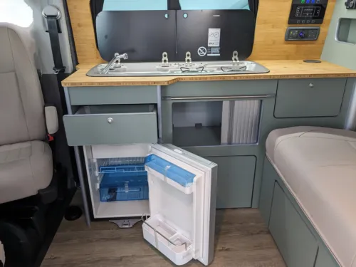 Photo 5 of 2024 73 REG VW T6.1 150DSG HIGHLINE SWB TAILGATE – T30, REAR CAMERA, LED LIGHTS, 80L FUEL TANK, POWER LATCHING SIDE LOADING DOOR, TOWBAR PREP, HEATED WASHER NOZZLES – BRAND NEW CAMPERVAN CONVERSION