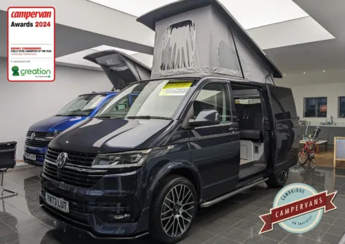 Photo of 2023 73 REG VW T6.1 150DSG HIGHLINE SWB TAILGATE – T30, LED LIGHTS – BRAND NEW CAMPERVAN CONVERSION