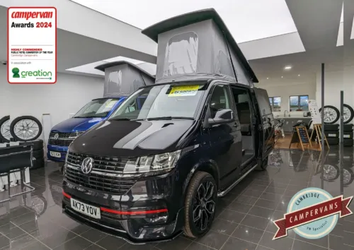 Photo of 2023 73 REG VW T6.1 HIGHLINE 150DSG, SWB, T30, BARN DOORS – BRAND NEW CAMPERVAN CONVERSION