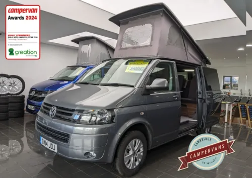 Photo of 2014 14 REG VW T5 102PS HIGHLINE, SWB, BARN DOORS – CAMPERVAN CONVERSION
