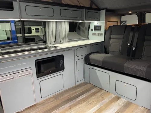 Photo of OPTION 2: CAMPERVAN CONVERSION FOR YOUR VW T6/T6.1 LWB WITH FIXED RIB BED