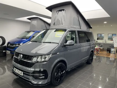 Photo 1 of 2024 73 REG VW T6.1 HIGHLINE 110PS SWB TAILGATE – CARPETED CAB – BRAND NEW CAMPERVAN CONVERSION