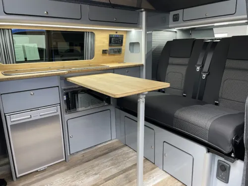Photo 2 of 2024 73 REG VW T6.1 HIGHLINE 110PS SWB TAILGATE – CARPETED CAB – BRAND NEW CAMPERVAN CONVERSION