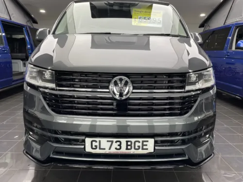 Photo 3 of 2023 73 REG VW T6.1 150DSG HIGHLINE SWB TAILGATE – T32, LED LIGHTS, REAR CAMERA, NAV MEDIA, HEATED SEATS, POWER LATCHING TWIN SLIDING DOORS – BRAND NEW MULTIVAN CONVERSION