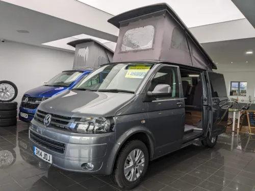 Photo 1 of 2014 14 REG VW T5 102PS HIGHLINE, SWB, BARN DOORS – CAMPERVAN CONVERSION