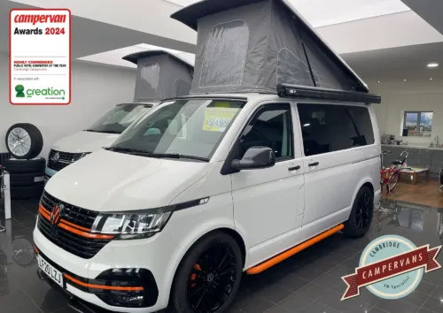 Photo of 2020 20 REG VW T6.1 HIGHLINE 150DSG SWB TAILGATE – REAR CAMERA, HEATED SEATS – CAMPERVAN CONVERSION