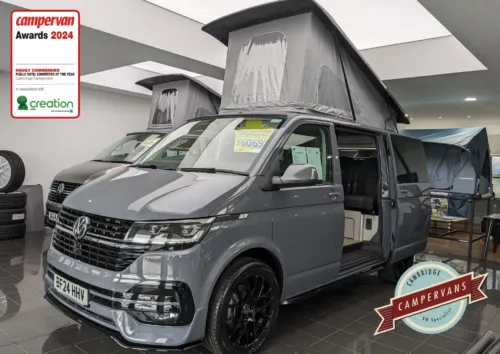 Photo of 2024 24 REG VW T6.1 110PS HIGHLINE SWB TAILGATE – REAR CAMERA, LED LIGHTS – BRAND NEW CAMPERVAN CONVERSION