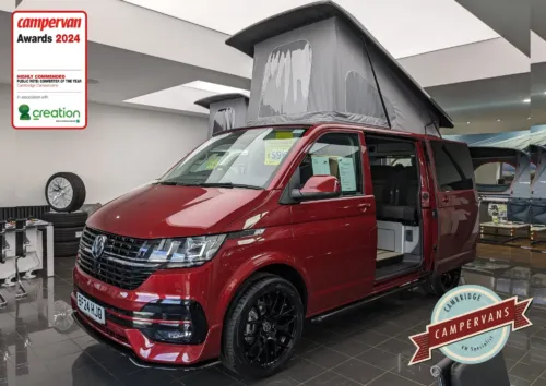 Photo of 2024 24 REG VW T6.1 110PS HIGHLINE SWB TAILGATE – REAR CAMERA, HEATED SEATS – BRAND NEW CAMPERVAN CONVERSION