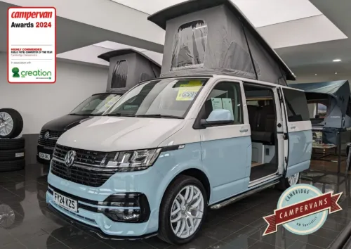 Photo of 2024 24 REG VW T6.1 150DSG HIGHLINE SWB BARN DOORS – BRAND NEW CAMPERVAN CONVERSION