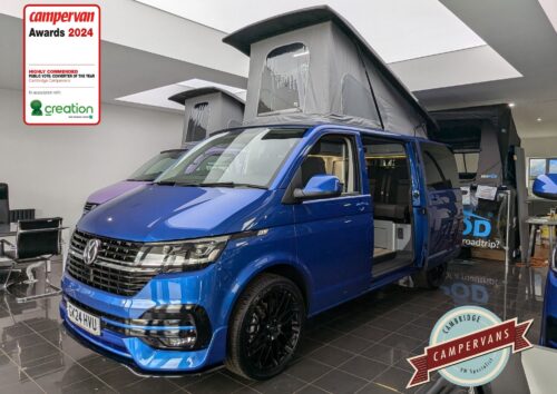Photo of 2024 24 REG VW T6.1 HIGHLINE 150DSG SWB TAILGATE – LED LIGHTS, NAV MEDIA – BRAND NEW CAMPERVAN CONVERSION