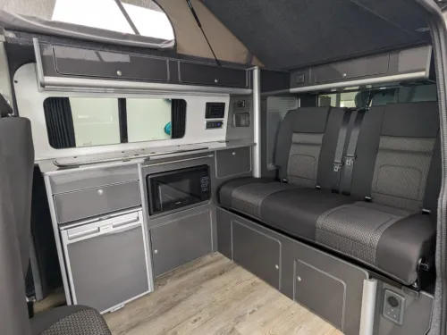 Photo 2 of 2024 24 REG VW T6.1 HIGHLINE 150DSG SWB TAILGATE – NAV MEDIA, CARPETED CAB – BRAND NEW CAMPERVAN CONVERSION