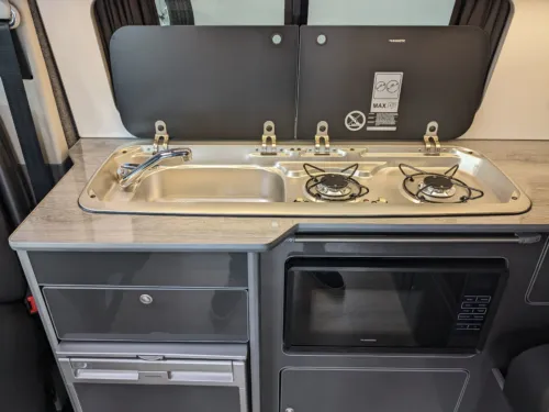 Photo 4 of 2024 24 REG VW T6.1 HIGHLINE 150DSG SWB TAILGATE – NAV MEDIA, CARPETED CAB – BRAND NEW CAMPERVAN CONVERSION