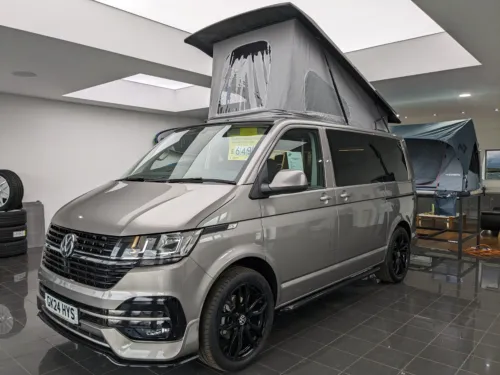 Photo 1 of 2024 24 REG VW T6.1 HIGHLINE 150DSG SWB TAILGATE – NAV MEDIA, CARPETED CAB – BRAND NEW CAMPERVAN CONVERSION