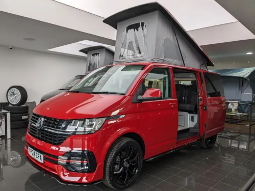 Photo 1 of 2024 24 REG VW T6.1 HIGHLINE 110PS SWB TAILGATE – CARPETED CAB, REAR CAMERA, HEATED SEATS – BRAND NEW CAMPERVAN CONVERSION