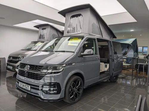 Photo 1 of 2024 24 REG VW T6.1 150DSG HIGHLINE SWB TAILGATE – REAR CAMERA, HEATED SEATS, LED LIGHTS – BRAND NEW CAMPERVAN CONVERSION