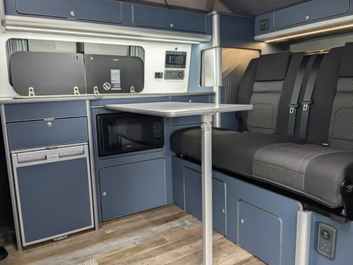 Photo 2 of 2024 24 REG VW T6.1 HIGHLINE 150DSG SWB TAILGATE – LED LIGHTS, NAV MEDIA – CAMPERVAN CONVERSION – FIXED RIB BED