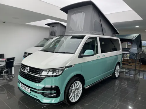 Photo 1 of 2024 24 REG VW T6.1 150PS HIGHLINE SWB TAILGATE – REAR CAMERA, LED LIGHTS, HEATED SEATS – BRAND NEW CAMPERVAN CONVERSION