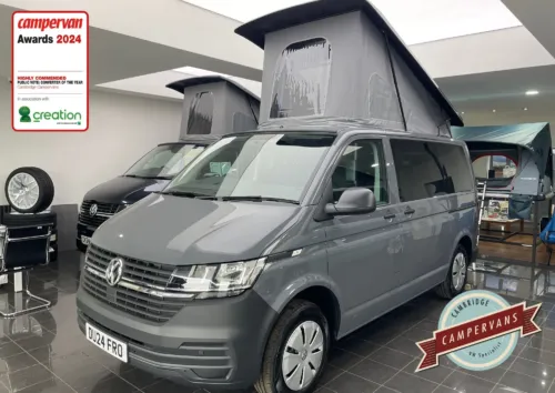 Photo of 2024 24 REG VW T6.1 BUSINESS PACK 110PS SWB – REAR CAMERA, HEATED SEATS, FRONT SENSORS – BRAND NEW CAMPERVAN CONVERSION