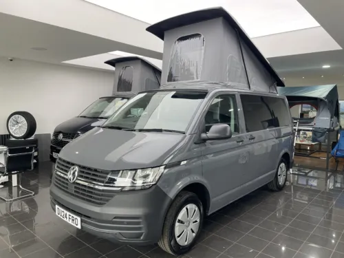 Photo 1 of 2024 24 REG VW T6.1 BUSINESS PACK 110PS SWB – REAR CAMERA, HEATED SEATS, FRONT SENSORS – BRAND NEW CAMPERVAN CONVERSION