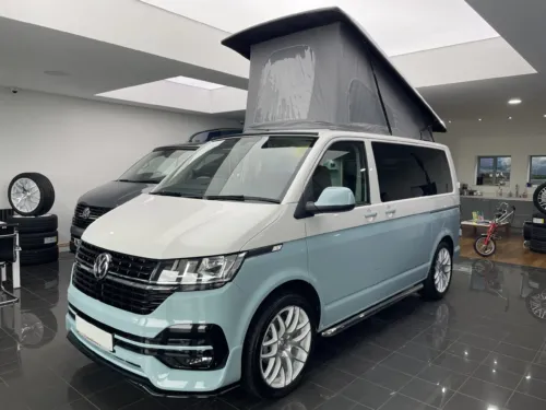 Photo 1 of 2024 24 REG VW T6.1 HIGHLINE 110PS SWB TAILGATE – REAR CAMERA, LED LIGHTS, HEATED SEATS – BRAND NEW CAMPERVAN CONVERSION – CHOOSE YOUR OWN TWO TONE COLOUR!!