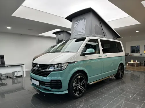 Photo 2 of 2024 24 REG VW T6.1 HIGHLINE 110PS SWB TAILGATE – REAR CAMERA, LED LIGHTS, HEATED SEATS – BRAND NEW CAMPERVAN CONVERSION – CHOOSE YOUR OWN TWO TONE COLOUR!!