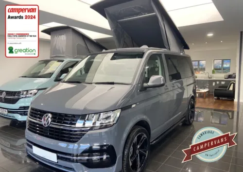 Photo of 2024 24 REG VW T6.1 110PS BUSINESS PACK – REAR CAMERA, HEATED SEATS, FRONT PARKING SENSORS – BRAND NEW CAMPERVAN CONVERSION