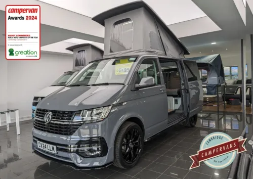 Photo of 2024 24 REG VW T6.1 150PS HIGHLINE SWB TAILGATE – T32, REAR CAMERA, HEATED SEATS – BRAND NEW CAMPERVAN CONVERSION