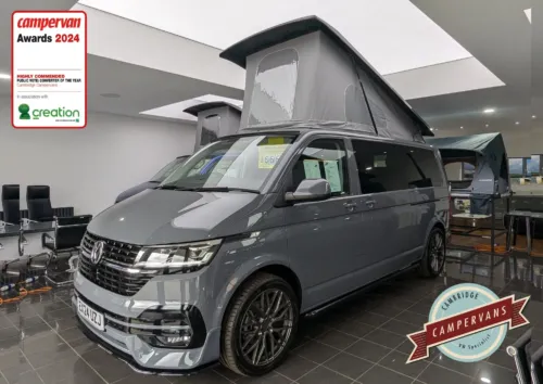 Photo of 2024 24 REG VW T6.1 150PS HIGHLINE LWB TAILGATE – T30, LED LIGHTS, REAR CAMERA, HEATED SEATS, HEATED WASHER NOZZLES – BRAND NEW CAMPERVAN CONVERSION