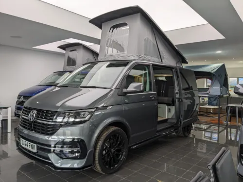 Photo 1 of 2024 24 REG VW T6.1 150PS HIGHLINE SWB TAILGATE – T30, LED LIGHTS, REAR CAMERA, HEATED SEATS, HEATED WASHER NOZZLES – BRAND NEW CAMPERVAN CONVERSION