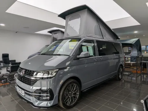Photo 1 of 2024 24 REG VW T6.1 150PS HIGHLINE LWB TAILGATE – T30, LED LIGHTS, REAR CAMERA, HEATED SEATS, HEATED WASHER NOZZLES – BRAND NEW CAMPERVAN CONVERSION