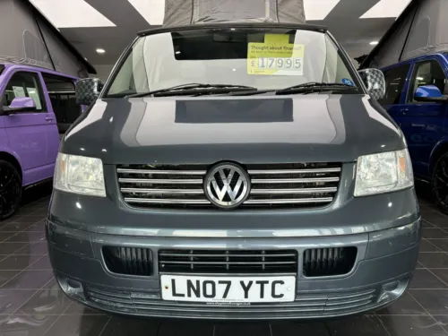 Photo 2 of 2007 07 REG VW T5 2.5L 130BHP SWB BARN DOORS – T32, AIR CONDITIONING – CAMPERVAN CONVERSION
