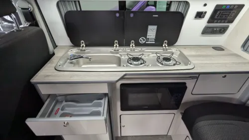 Photo 5 of 2024 24 REG VW T6.1 HIGHLINE 150DSG SWB BARN DOORS – BRAND NEW CAMPERVAN CONVERSION