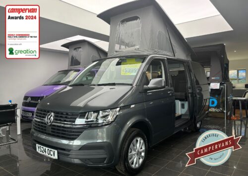 Photo of 2024 24 REG VW T6.1 110PS BUSINESS PACK, SWB, TAILGATE – REAR CAMERA, HEATED SEATS – BRAND NEW CAMPERVAN CONVERSION