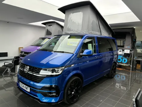 Photo 1 of 2024 24 REG VW T6.1 110PS HIGHLINE SWB TAILGATE – LED LIGHTS, REAR CAMERA, HEATED SEATS – BRAND NEW CAMPERVAN CONVERSION