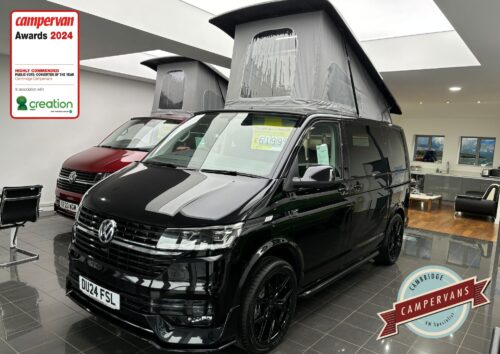 Photo of 2024 24 REG VW T6.1 150PS HIGHLINE SWB TAILGATE – LED LIGHTS, HEATED SEATS, REAR CAMERA – BRAND NEW CAMPERVAN CONVERSION – FREE AWNING RAIL AND VANGO FAROS II LOW POLED AWNING!!