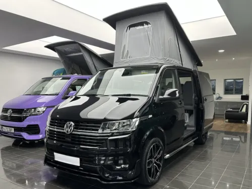 Photo 1 of 2024 74 REG VW T6.1 HIGHLINE 150DSG SWB TAILGATE – REAR CAMERA, LED LIGHTS, HEATED SEATS – BRAND NEW CAMPERVAN CONVERSION