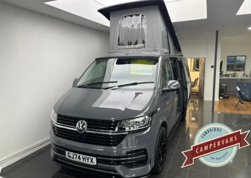 Photo 1 of 2024 74 REG VW T6.1 BUSINESS PACK 110PS SWB BARN DOORS – HEATED SEATS, REAR CAMERA, FRONT & REAR SENSORS – BRAND NEW CAMPERVAN CONVERSION – FIXED RIB BED