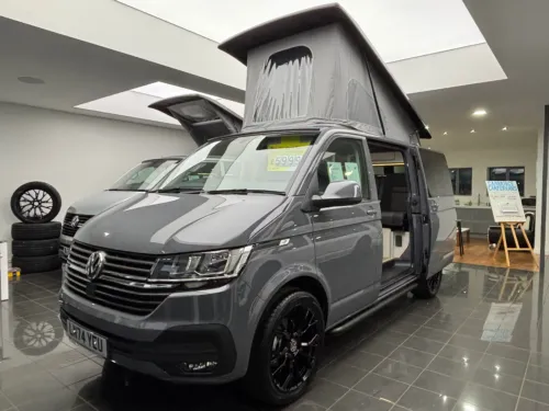 Photo 1 of 2024 74 REG VW T6.1 HIGHLINE 150DSG SWB BARN DOORS – REAR CAMERA – BRAND NEW CAMPERVAN CONVERSION