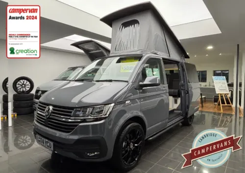 Photo of 2024 74 REG VW T6.1 HIGHLINE 150DSG SWB BARN DOORS – REAR CAMERA – BRAND NEW CAMPERVAN CONVERSION