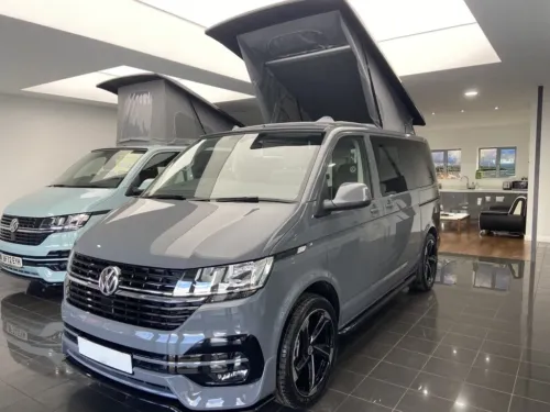 Photo 1 of 2024 74 REG VW T6.1 HIGHLINE 150DSG SWB TAILGATE – REAR CAMERA, LED LIGHTS, HEATED SEATS – BRAND NEW CAMPERVAN CONVERSION