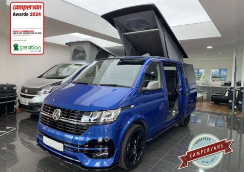 Photo of 2024 24 REG VW T6.1 HIGHLINE 150DSG SWB TAILGATE – REAR CAMERA, LED LIGHTS, HEATED SEATS – BRAND NEW CAMPERVAN CONVERSION