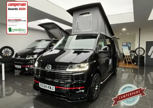 Photo of 2024 24 REG VW T6.1 150PS HIGHLINE SWB TAILGATE – LED LIGHTS, HEATED SEATS, REAR CAMERA – BRAND NEW CAMPERVAN CONVERSION – FREE AWNING RAIL AND VANGO FAROS II LOW POLED AWNING!!