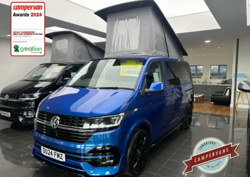Photo of 2024 24 REG VW T6.1 110PS  HIGHLINE SWB TAILGATE – LED LIGHTS, REAR CAMERA, HEATED SEATS – BRAND NEW CAMPERVAN CONVERSION