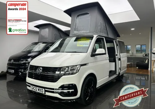 Photo of 2022 22 REG VW T6.1 110PS BUSINESS PACK, SWB, TAILGATE – CARPETED CAB – CAMPERVAN CONVERSION