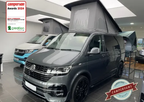 Photo of 2024 74 REG VW T6.1 HIGHLINE 150DSG SWB BARN DOORS – REAR CAMERA – BRAND NEW CAMPERVAN CONVERSION