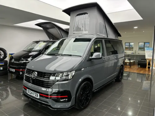 Photo 1 of 2024 24 REG VW T6.1 110PS HIGHLINE SWB TAILGATE – REAR CAMERA – REIMO RAIL – BRAND NEW CAMPERVAN CONVERSION