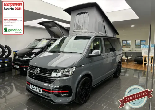 Photo of 2024 24 REG VW T6.1 110PS HIGHLINE SWB TAILGATE – REAR CAMERA – REIMO RAIL – BRAND NEW CAMPERVAN CONVERSION