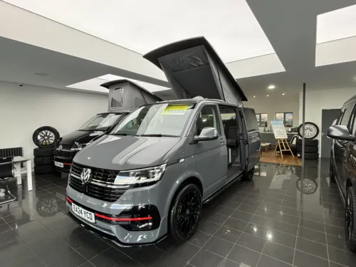 Photo 1 of 2024 24 REG VW T6.1 110PS  HIGHLINE SWB TAILGATE – LED LIGHTS, REAR CAMERA, HEATED SEATS – BRAND NEW CAMPERVAN CONVERSION