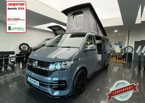 Photo of 2024 24 REG VW T6.1 110PS BUSINESS PACK LWB TAILGATE – REAR CAMERA, HEATED SEATS – BRAND NEW CAMPERVAN CONVERSION